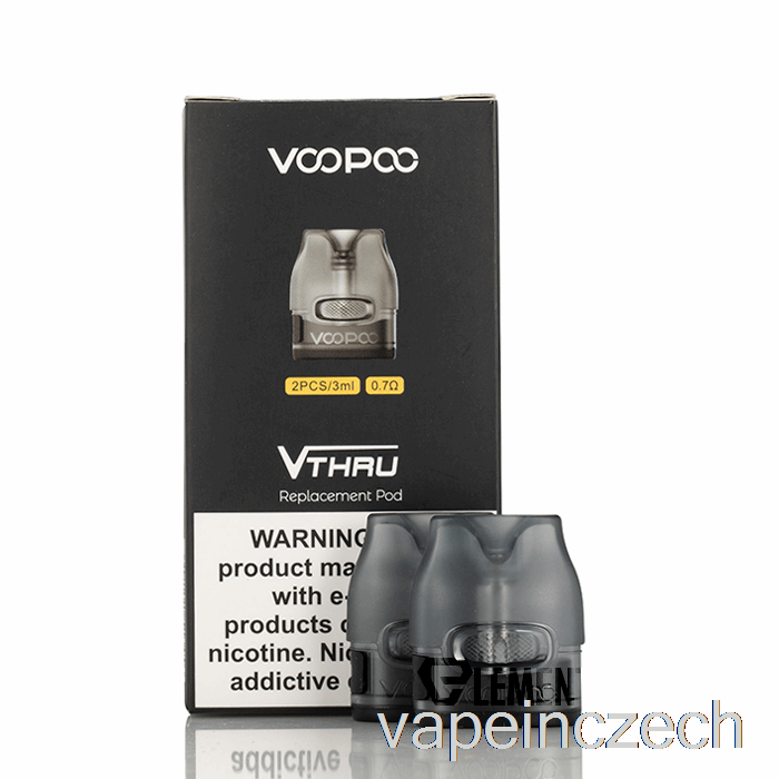 Voopoo V.thru Pro Náhradní Pody 0,7ohm Mesh Coil Pod Vape Pero